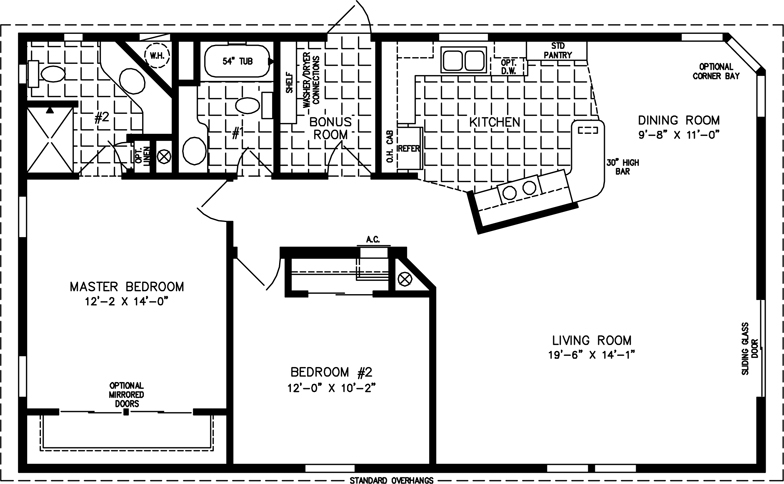 Floor Plan For Tnr 2453b Suncrest Homes Full Service