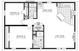 Floor Plan For IMLT-3404B | Suncrest Homes Full Service Manufactured ...